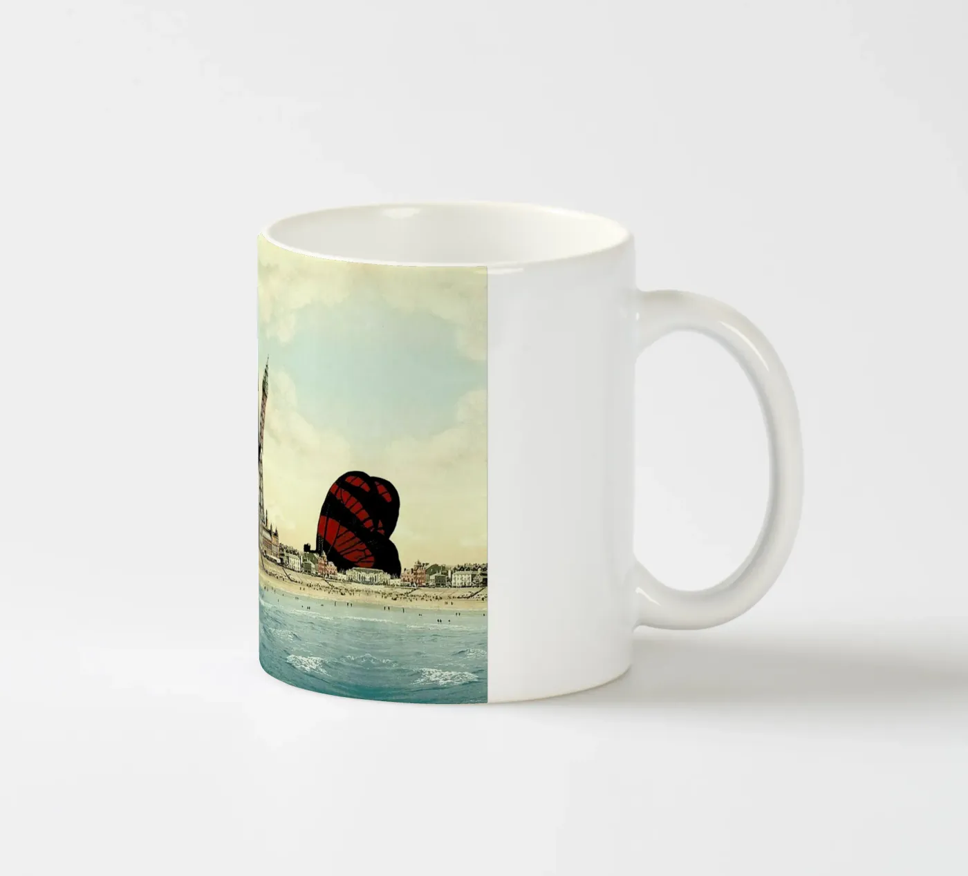 Blackpool ceramic mug by The Gently Unfurling Sneak