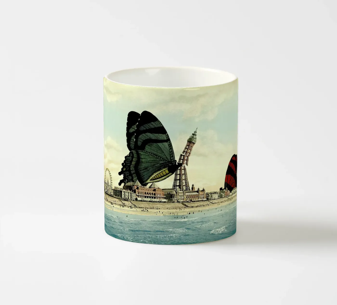 Blackpool ceramic mug by The Gently Unfurling Sneak