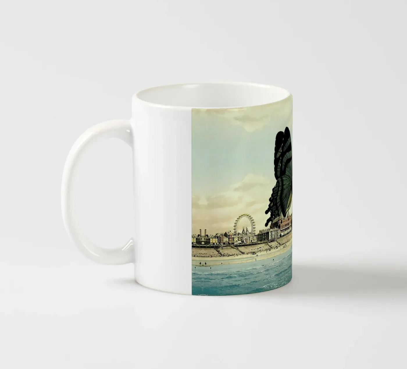 Blackpool ceramic mug by The Gently Unfurling Sneak