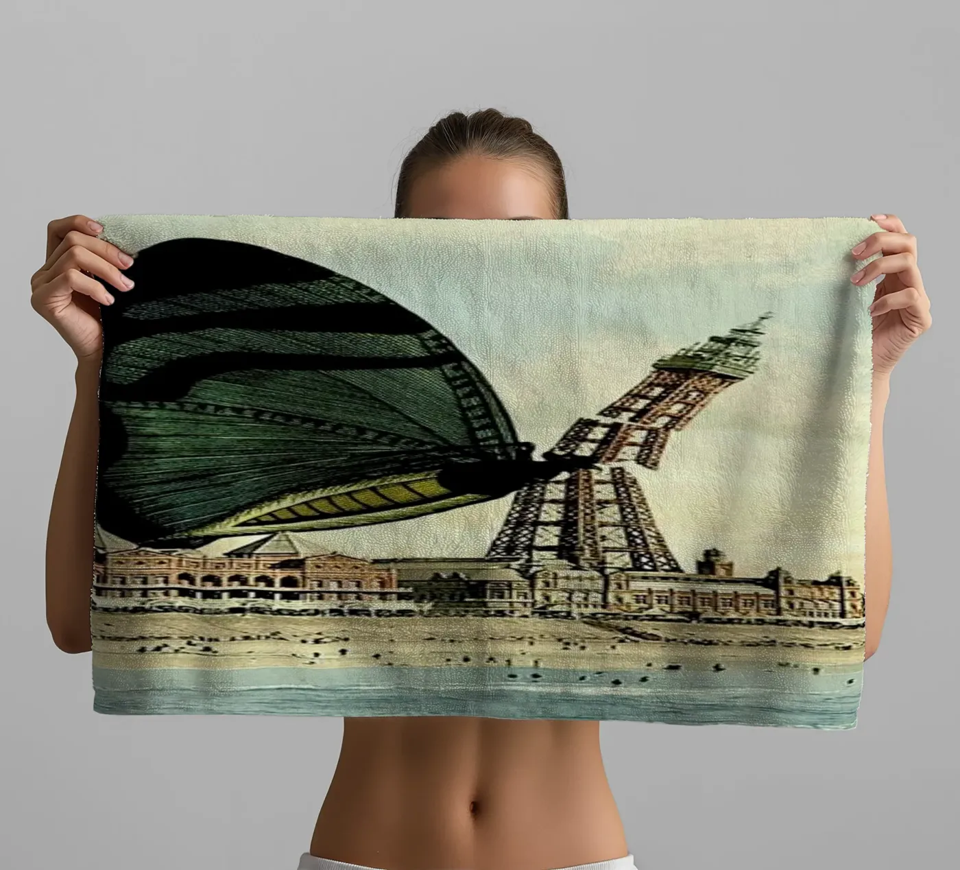 Blackpool badhanddoek van The Gently Unfurling Sneak