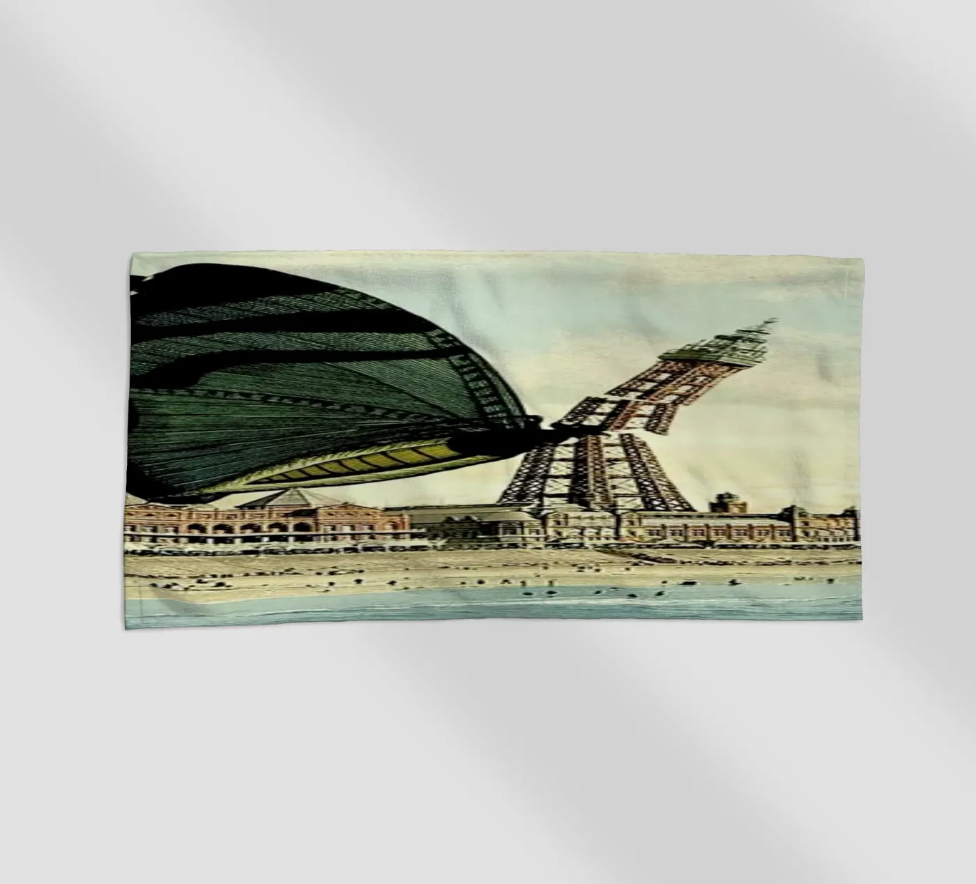 Blackpool strandhanddoek van The Gently Unfurling Sneak
