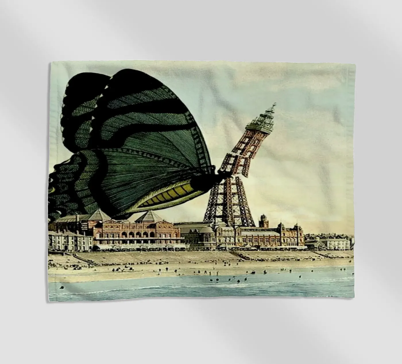 Blackpool strandhanddoek van The Gently Unfurling Sneak