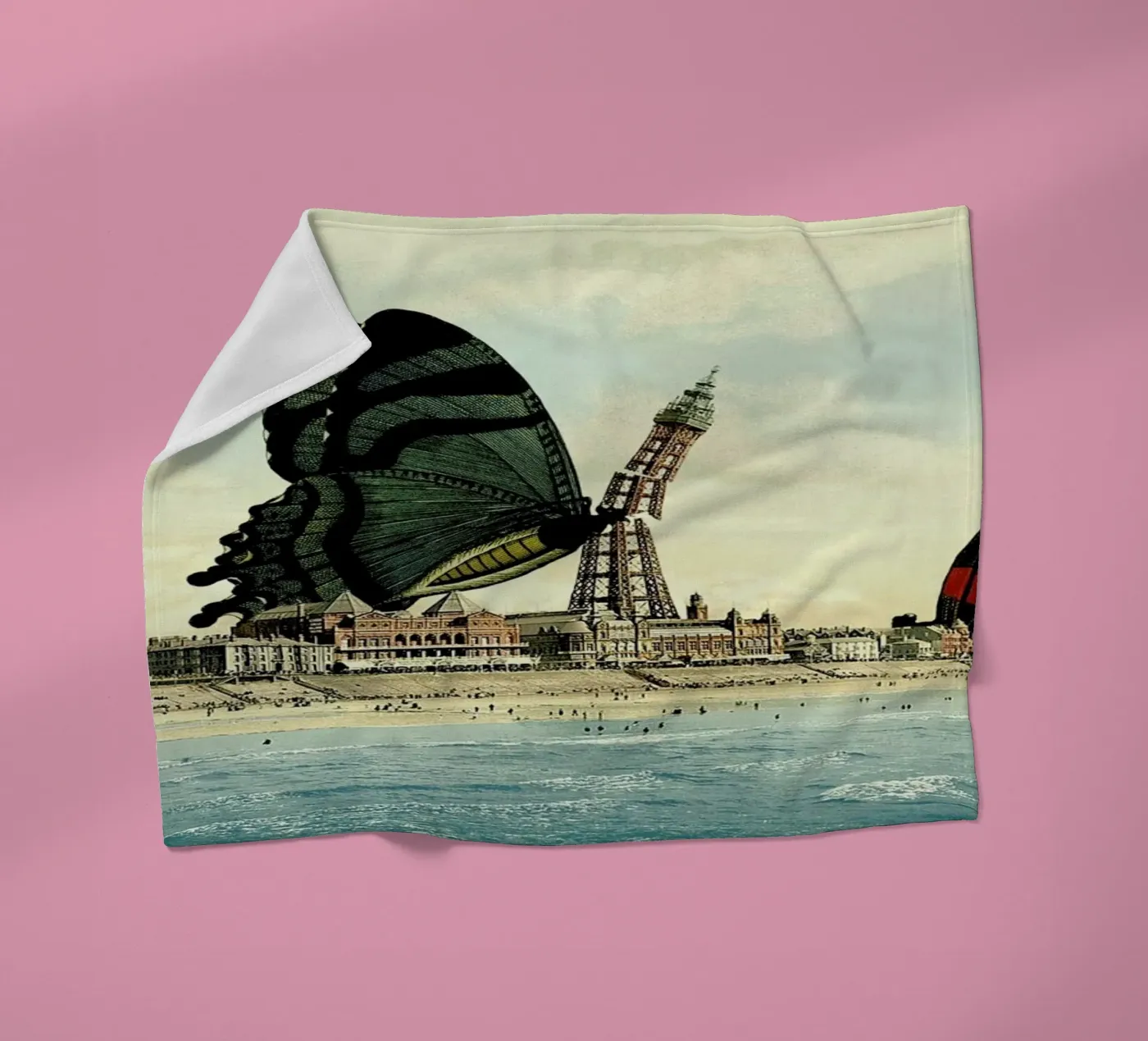 Blackpool fleecedeken van The Gently Unfurling Sneak