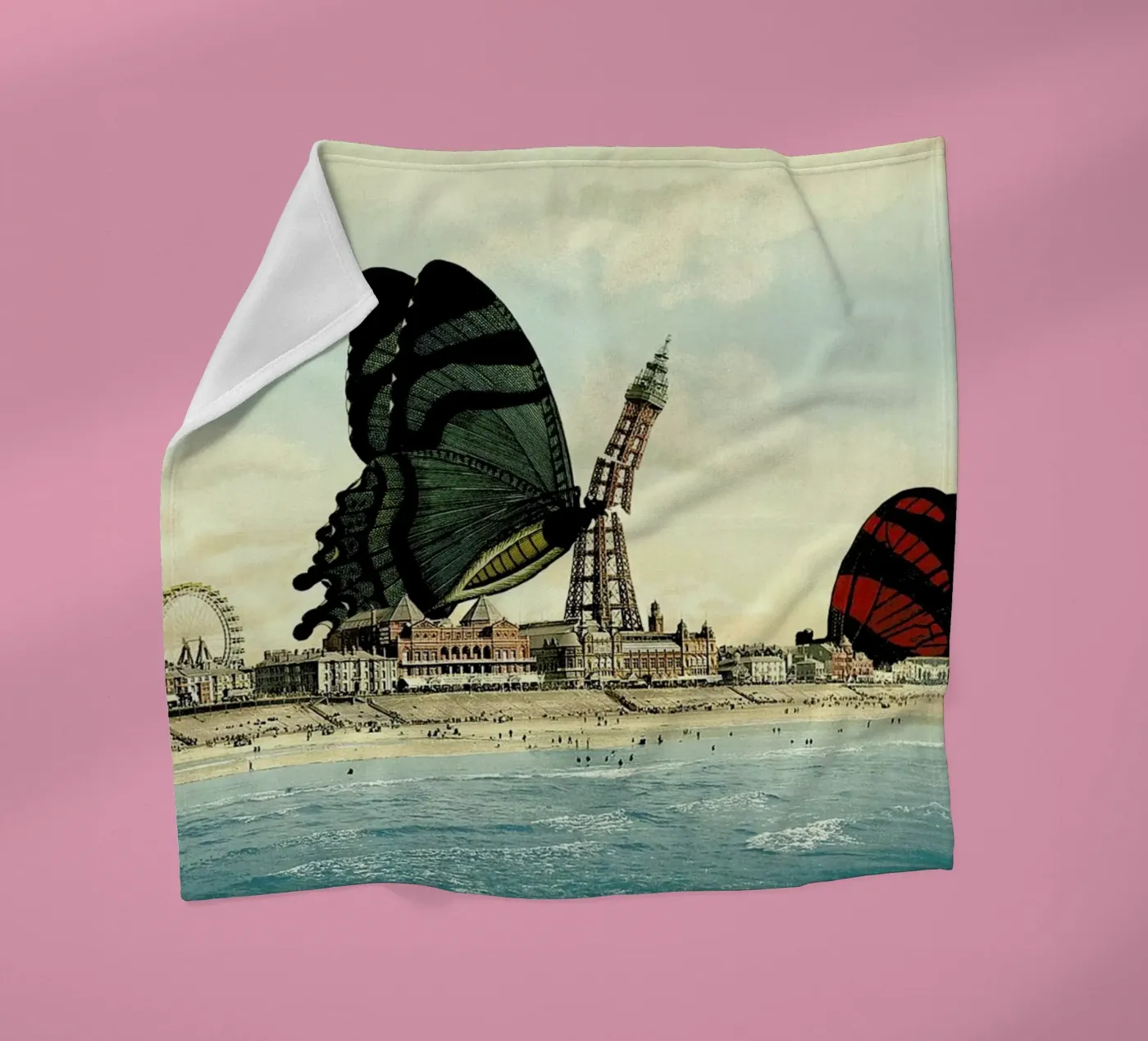 Blackpool fleecedeken van The Gently Unfurling Sneak