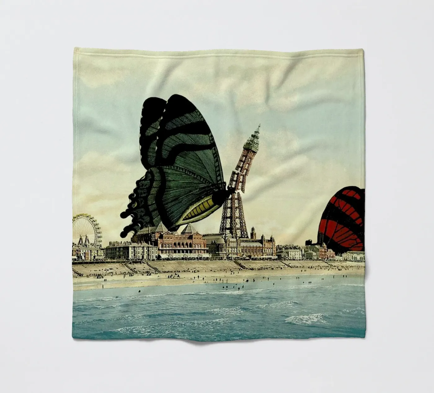 Blackpool fleecedeken van The Gently Unfurling Sneak