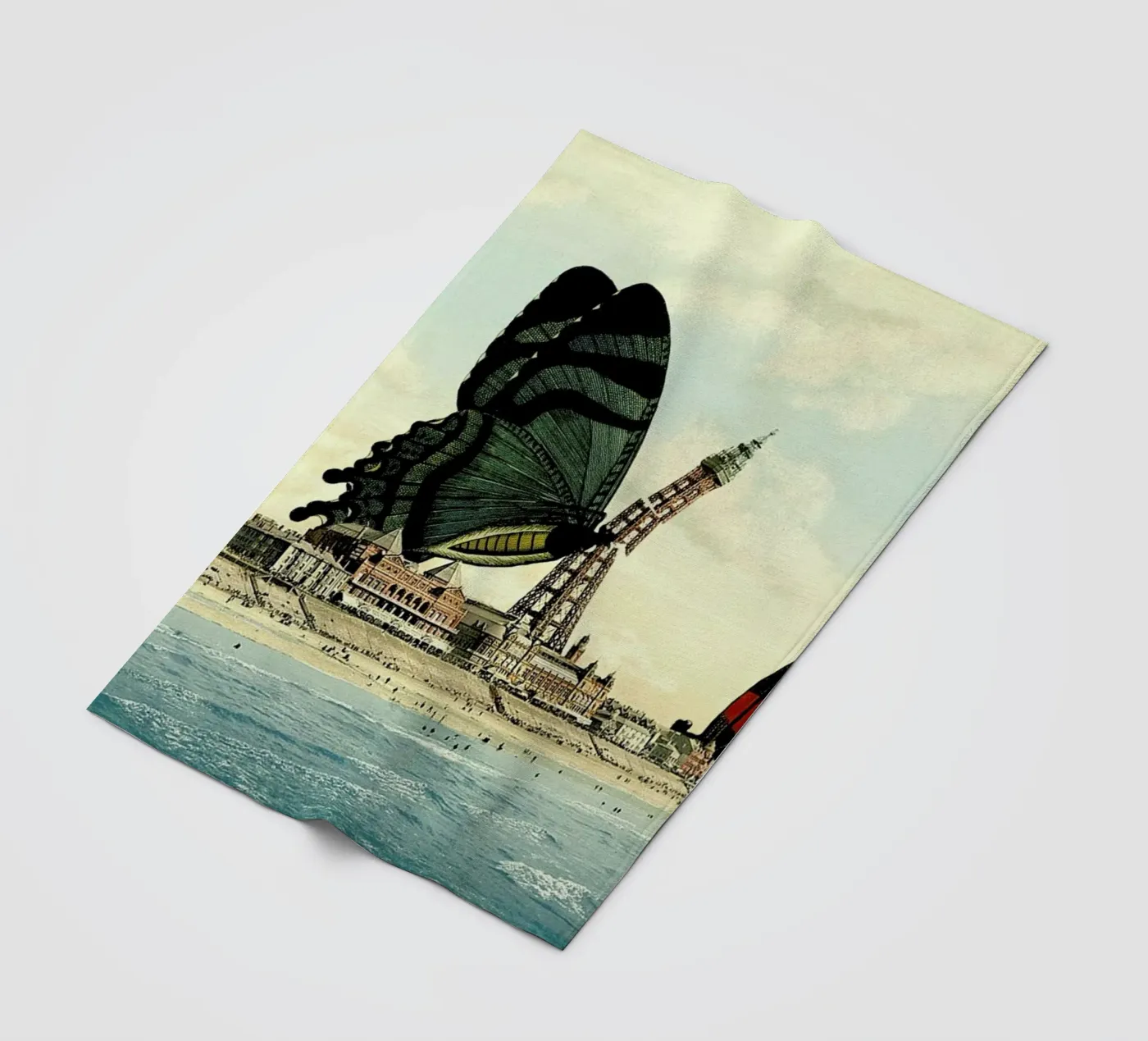 Blackpool fleecedeken van The Gently Unfurling Sneak