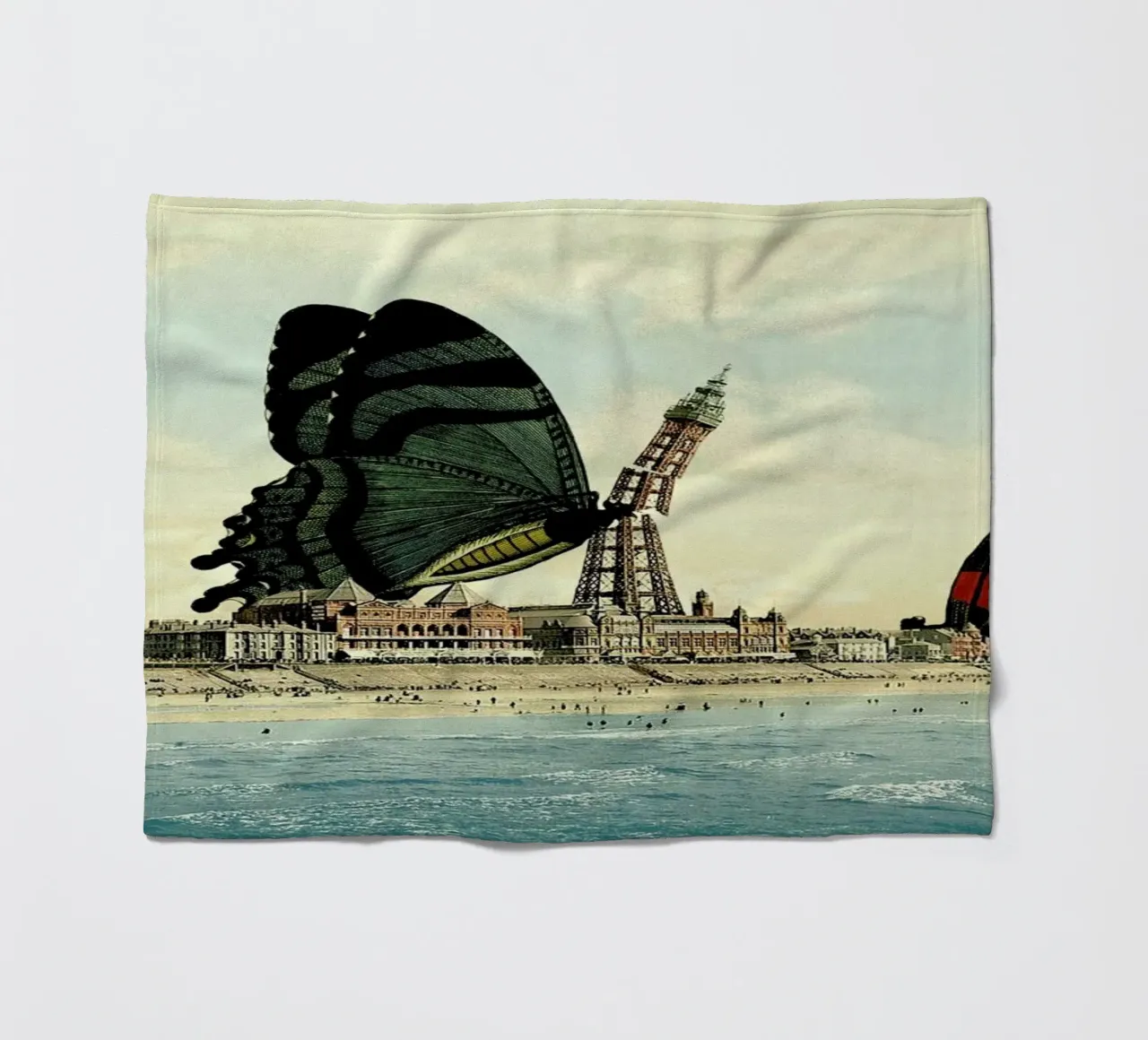 Blackpool Fleecedecke von The Gently Unfurling Sneak