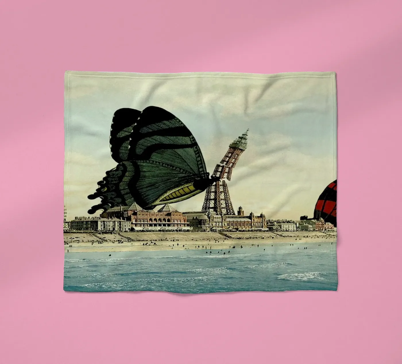 Blackpool fleecedeken van The Gently Unfurling Sneak