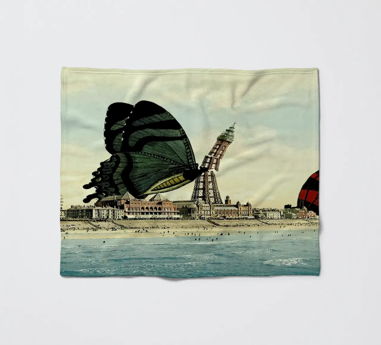 Blackpool Fleecedecke von The Gently Unfurling Sneak