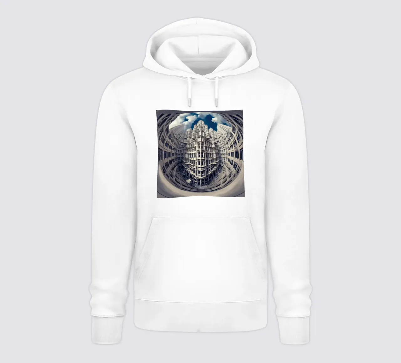Sphere 025 - Futuristic Gothic Architecture Hoodie von Spheres
