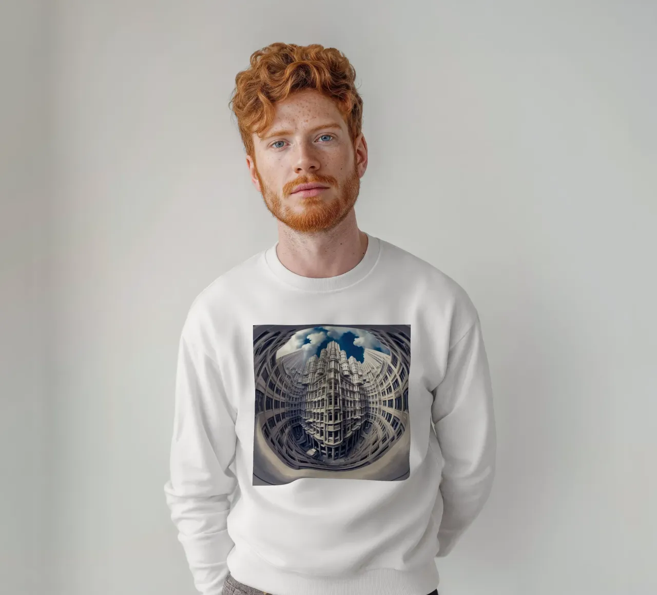 Sphere 025 - Futuristic Gothic Architecture felpa da Spheres