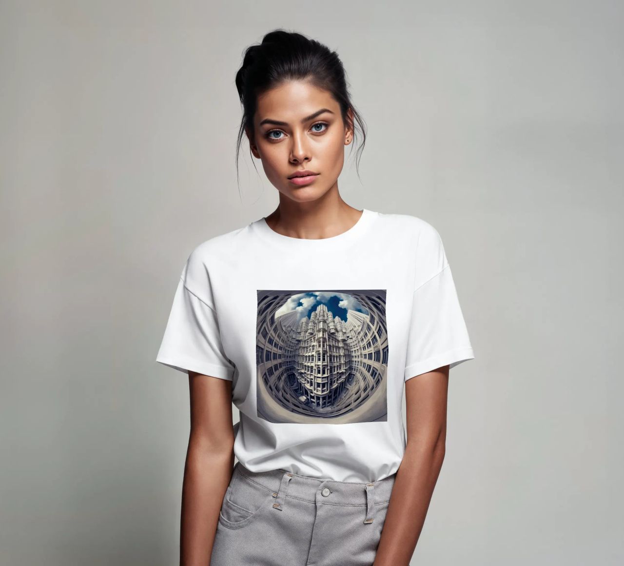 Sphere 025 - Futuristic Gothic Architecture t-shirt da Spheres