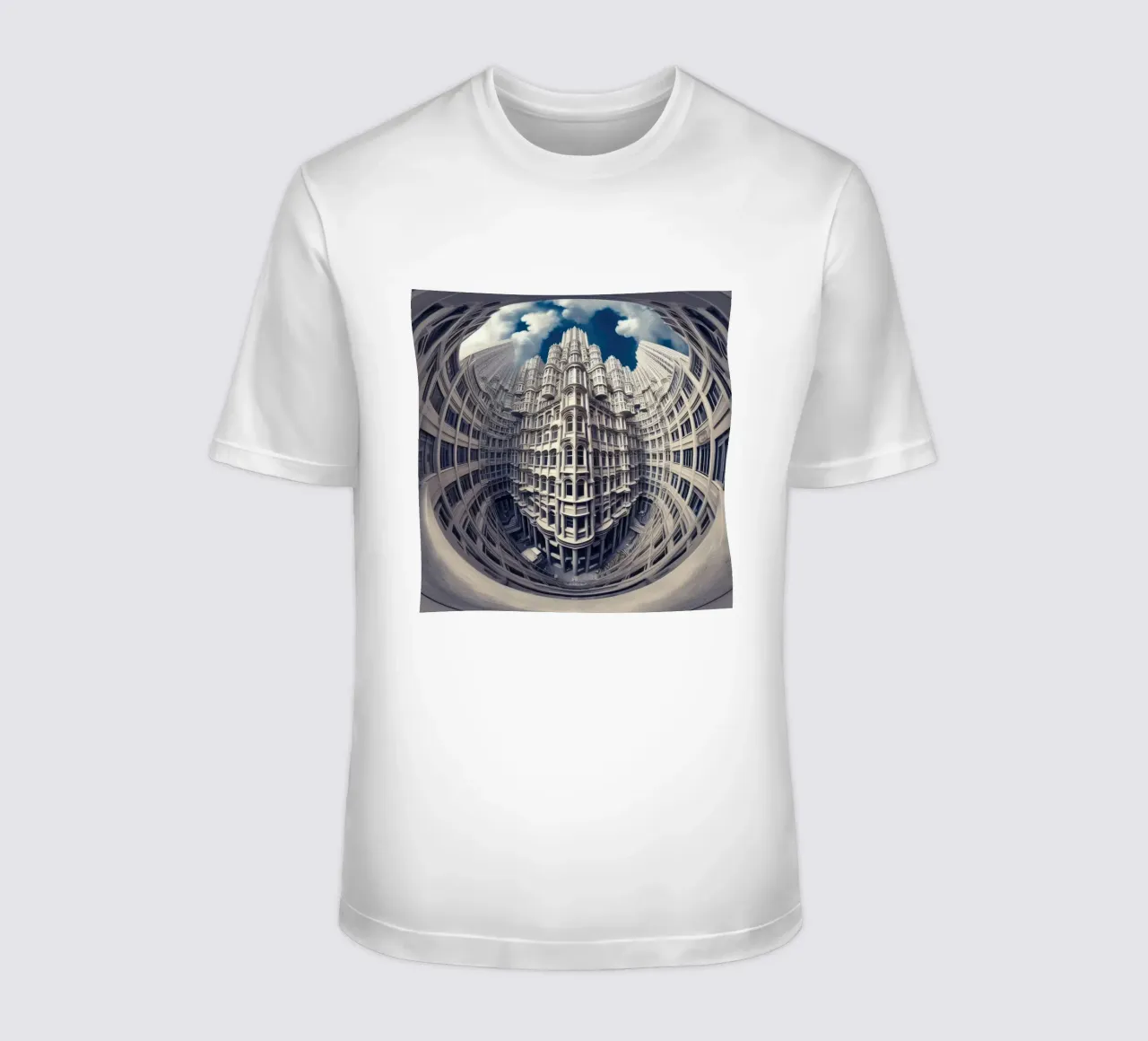 Sphere 025 - Futuristic Gothic Architecture t-shirt da Spheres
