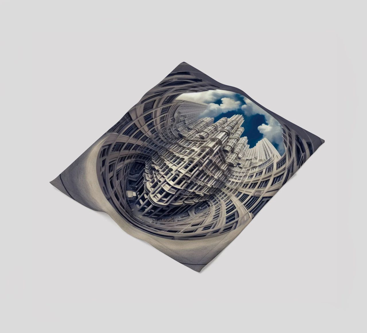 Sphere 025 - Futuristic Gothic Architecture coperta in pile da Spheres