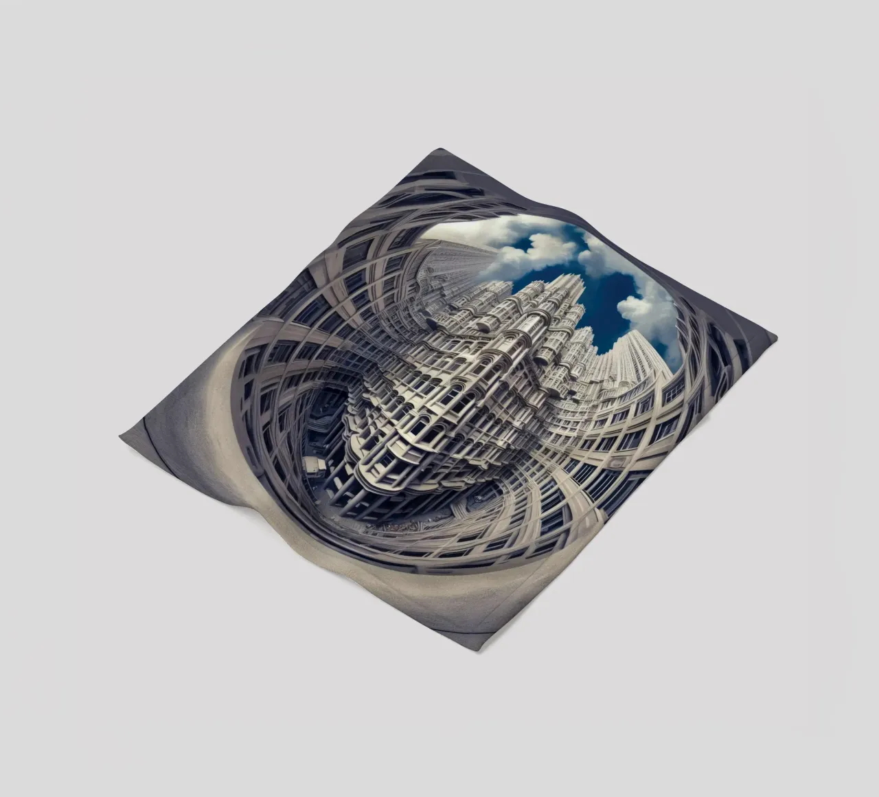 Sphere 025 - Futuristic Gothic Architecture coperta in pile da Spheres