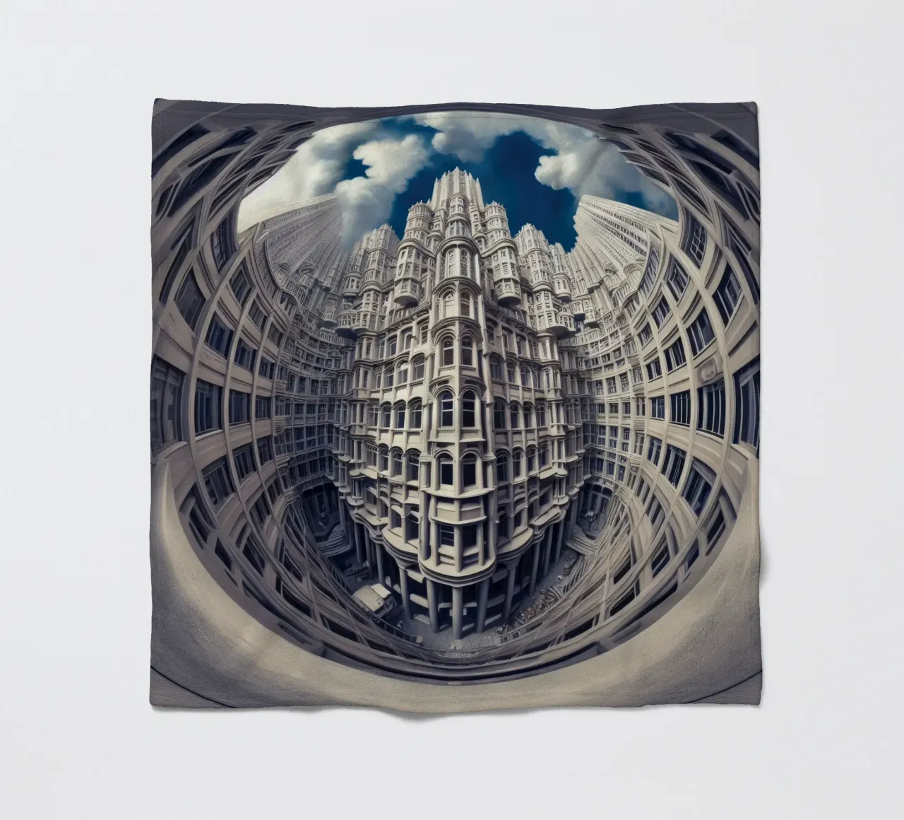 Sphere 025 - Futuristic Gothic Architecture coperta in pile da Spheres