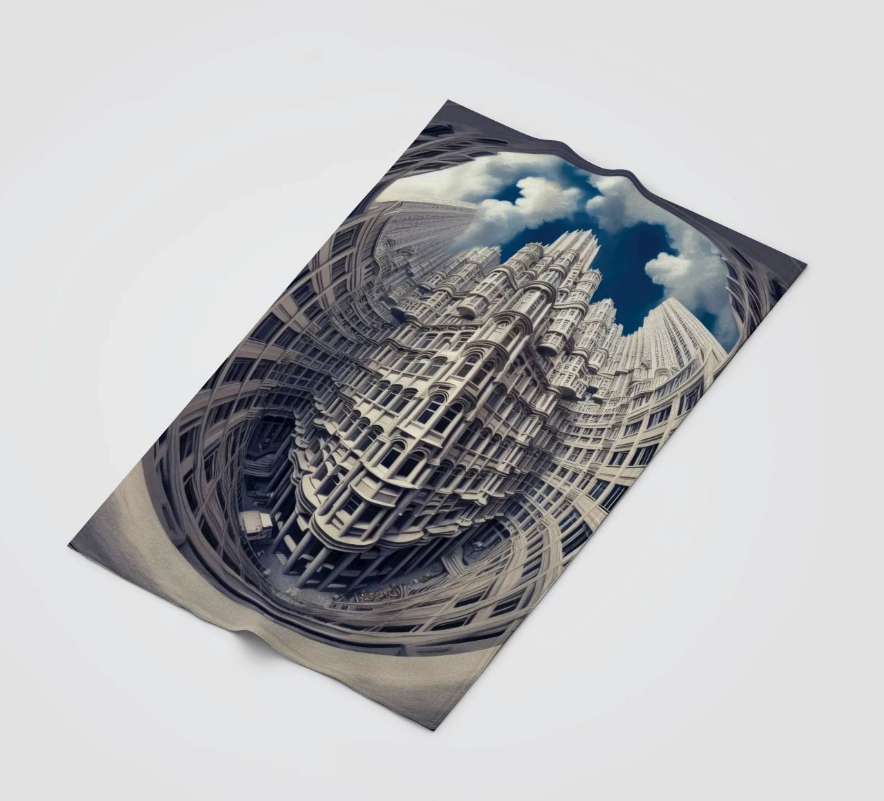 Sphere 025 - Futuristic Gothic Architecture coperta in pile da Spheres