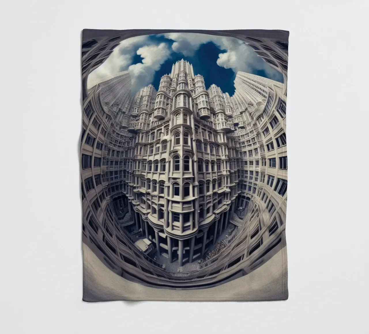 Sphere 025 - Futuristic Gothic Architecture coperta in pile da Spheres