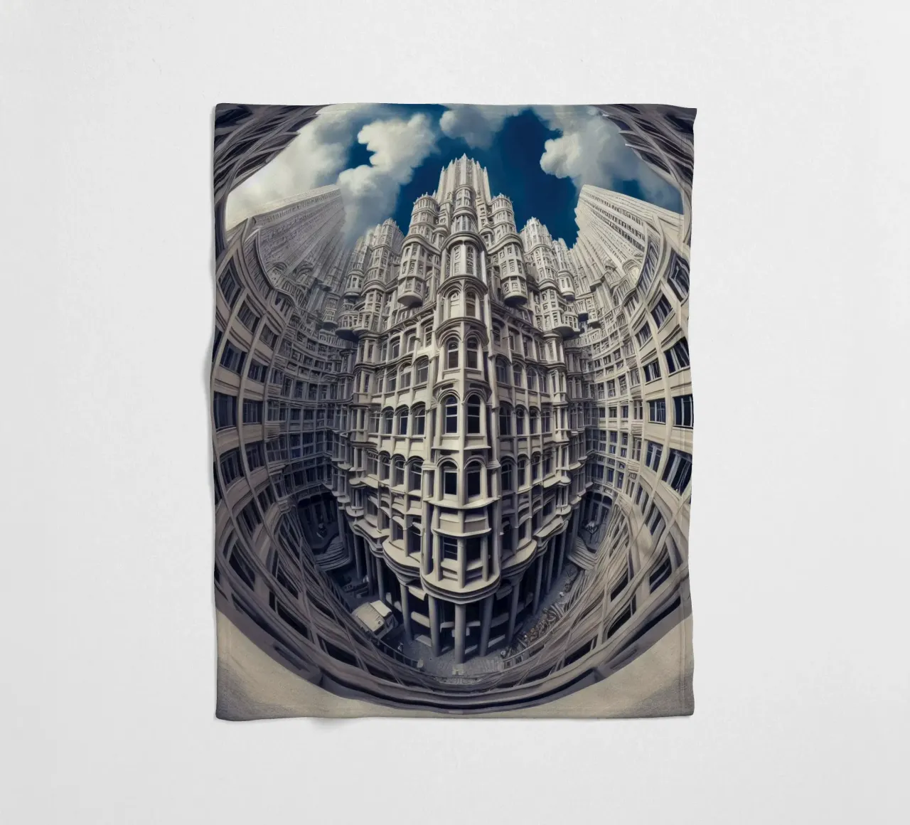 Sphere 025 - Futuristic Gothic Architecture coperta in pile da Spheres