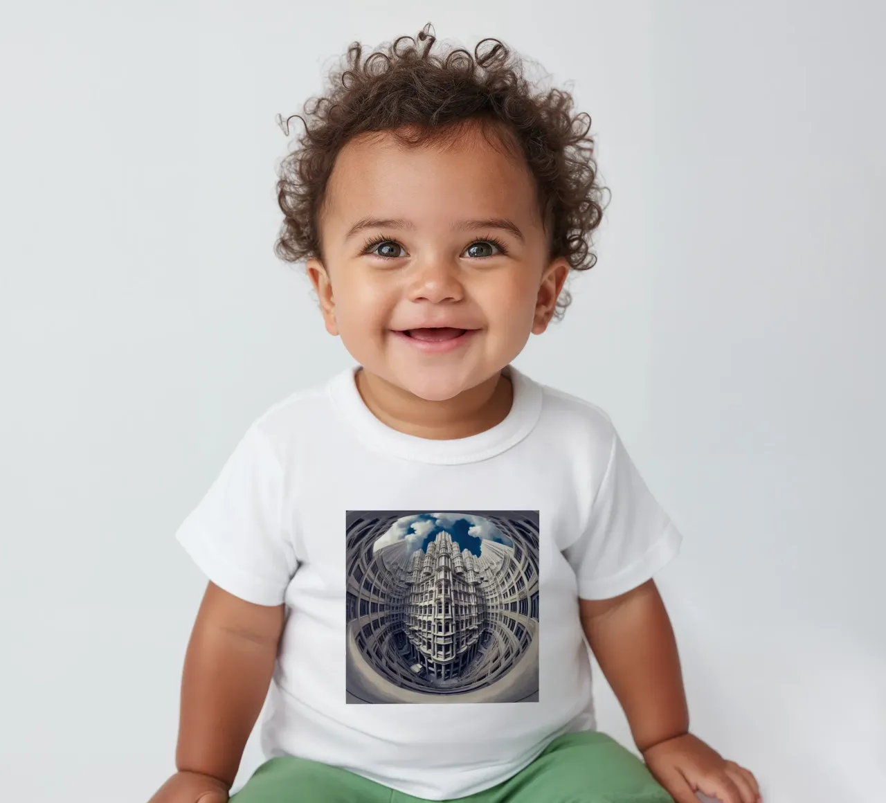 Sphere 025 - Futuristic Gothic Architecture camiseta de bebé de Spheres