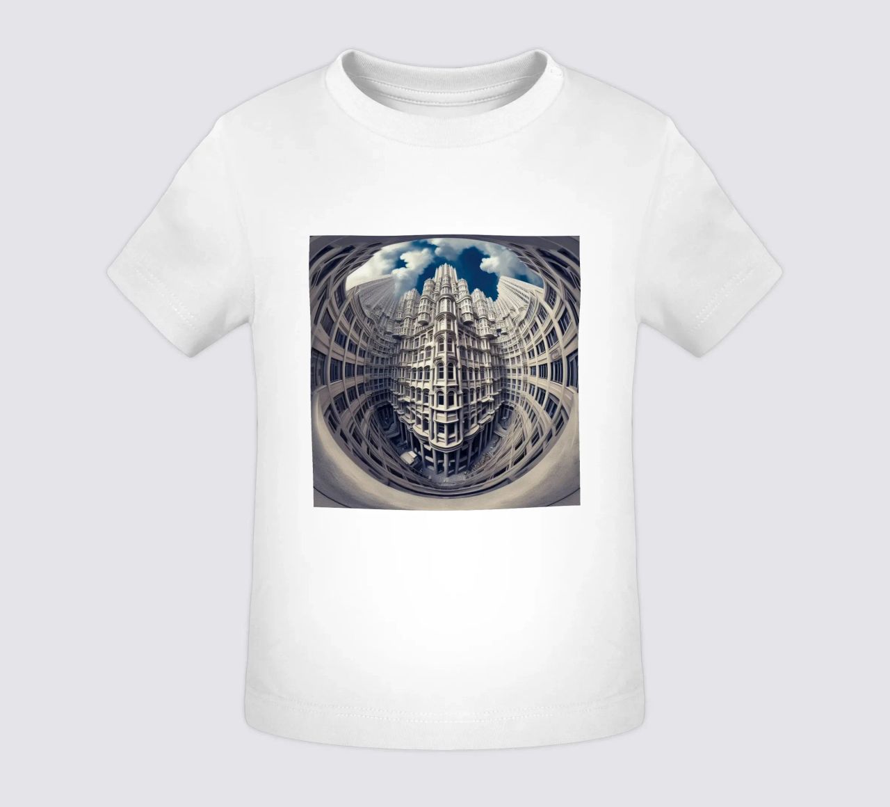 Sphere 025 - Futuristic Gothic Architecture maglietta neonato da Spheres