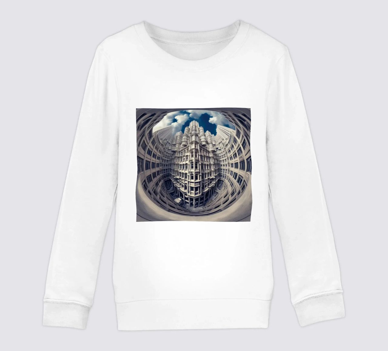 Sphere 025 - Futuristic Gothic Architecture felpa bambino da Spheres