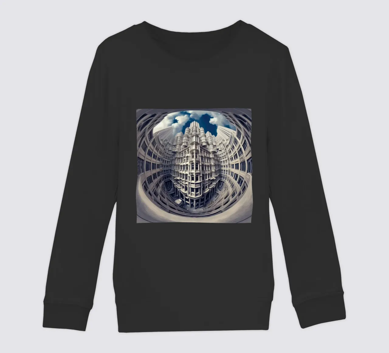 Sphere 025 - Futuristic Gothic Architecture felpa bambino da Spheres