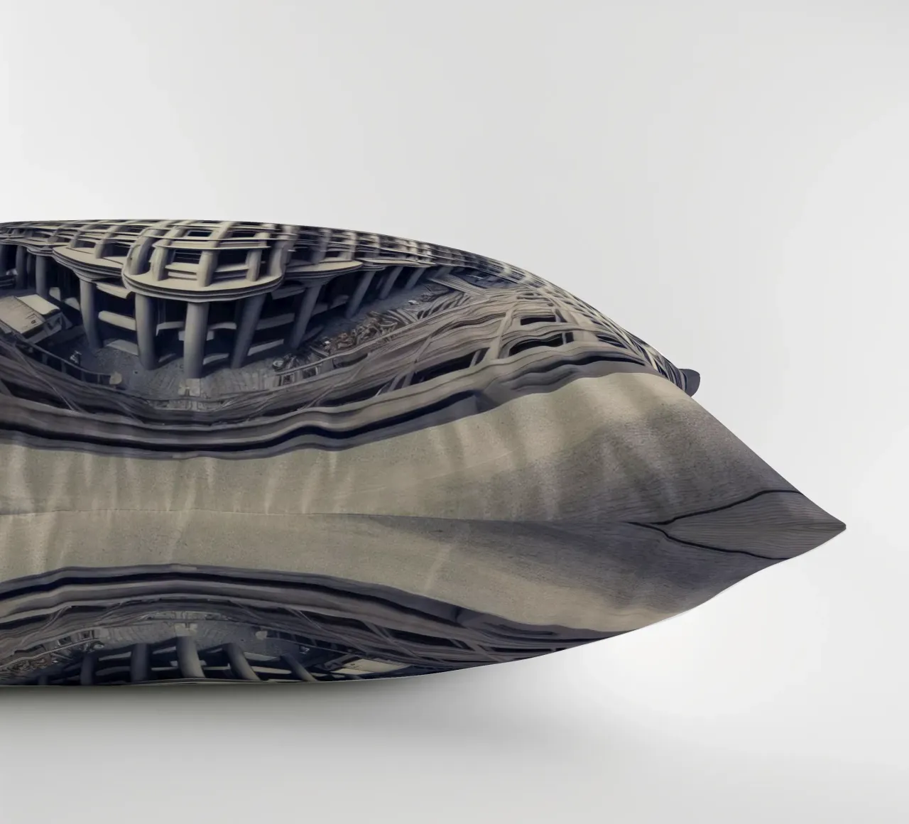 Sphere 025 - Futuristic Gothic Architecture cuscino da Spheres