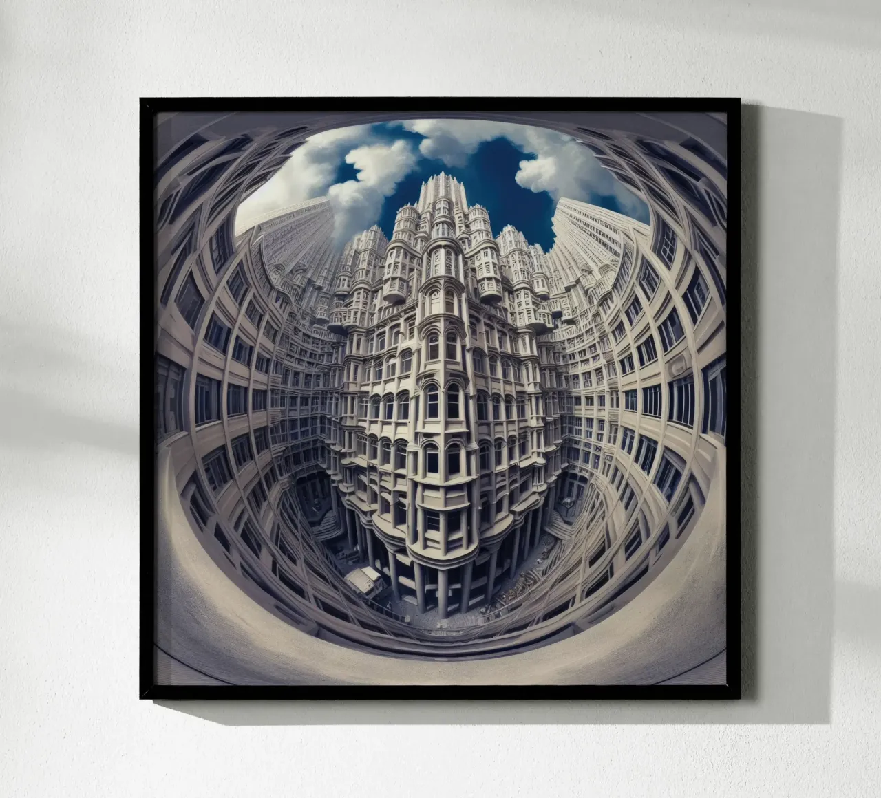 Sphere 025 - Futuristic Gothic Architecture carta hahnemühle da Spheres