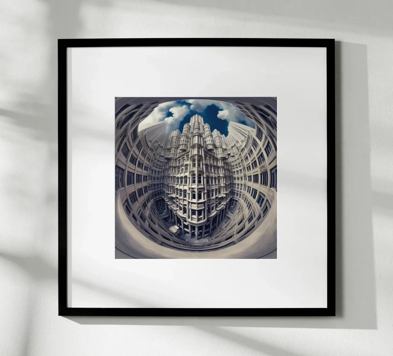 Sphere 025 - Futuristic Gothic Architecture carta hahnemühle da Spheres