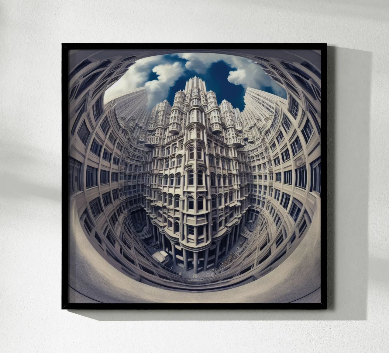Sphere 025 - Futuristic Gothic Architecture carta hahnemühle da Spheres