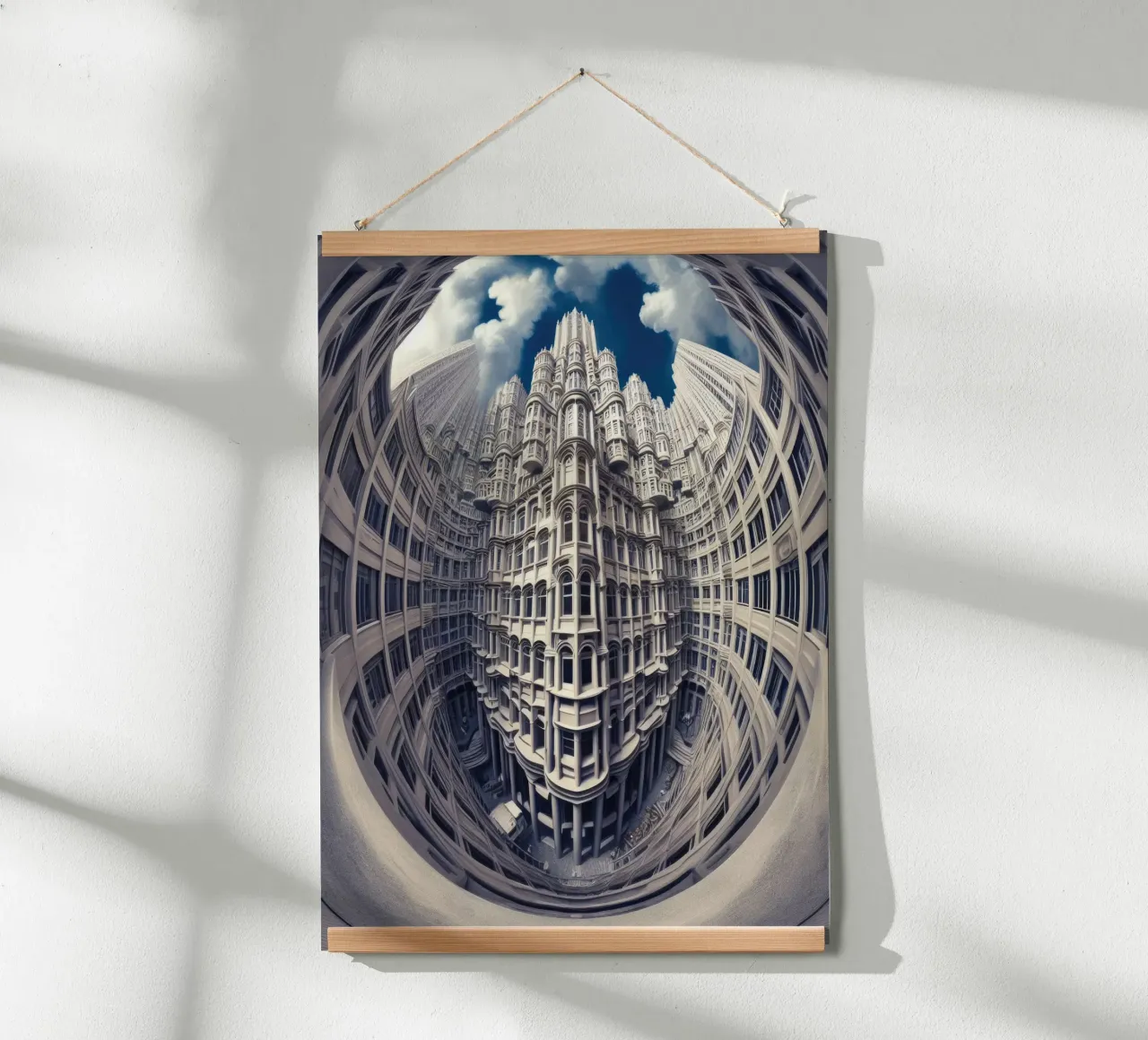 Sphere 025 - Futuristic Gothic Architecture carta hahnemühle da Spheres