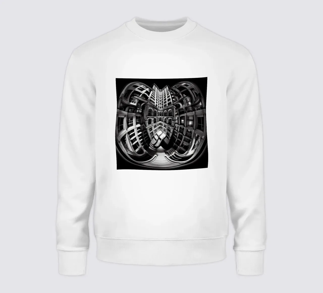 Sphere 029 - Abstract Architectural Symmetry sweatshirt van Spheres