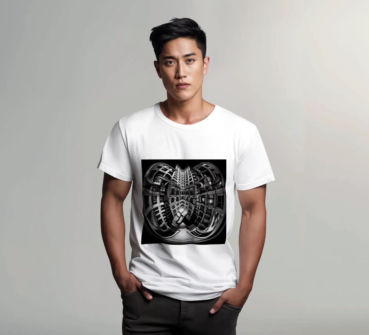 Sphere 029 - Abstract Architectural Symmetry t-shirt da Spheres