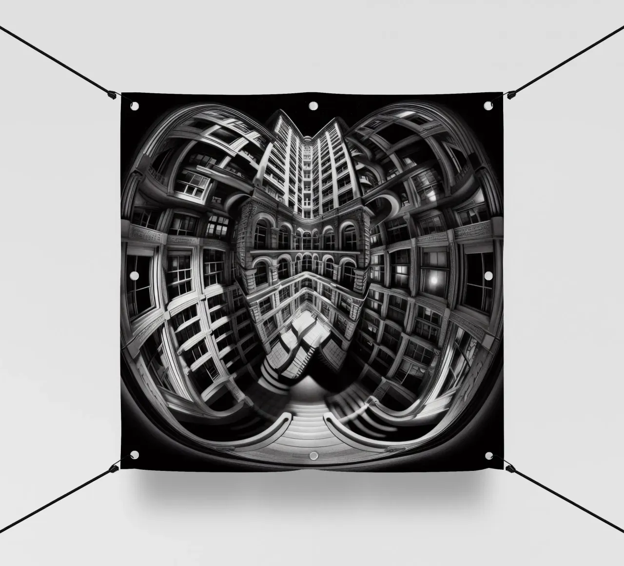 Sphere 029 - Abstract Architectural Symmetry telo in pvc da Spheres