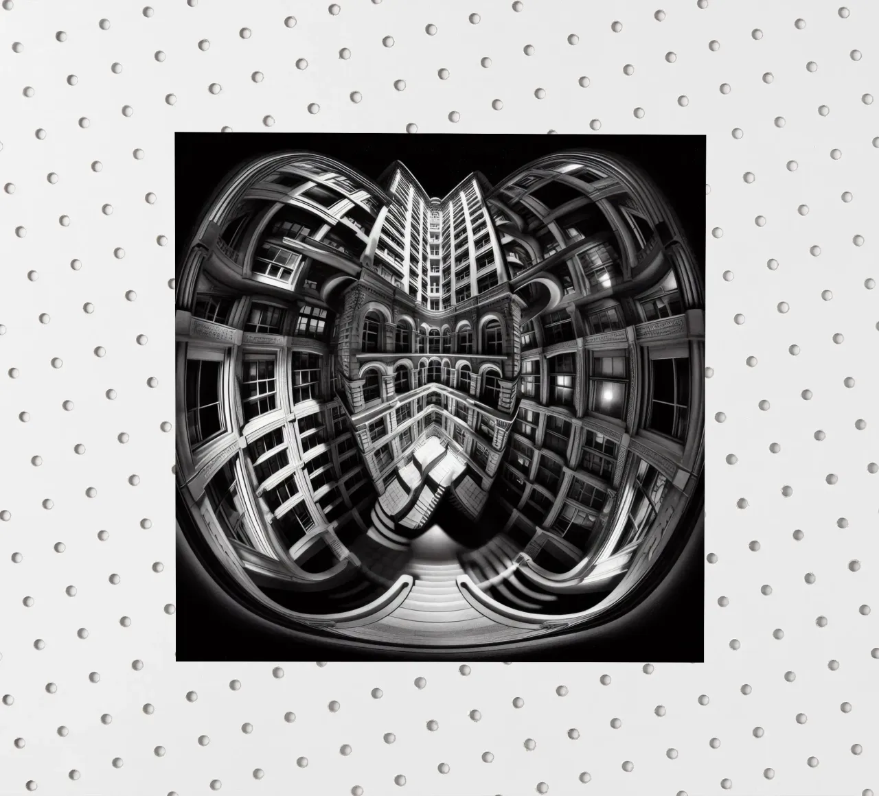 Sphere 029 - Abstract Architectural Symmetry sticker van Spheres