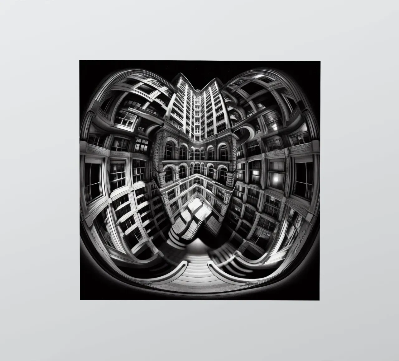 Sphere 029 - Abstract Architectural Symmetry sticker van Spheres