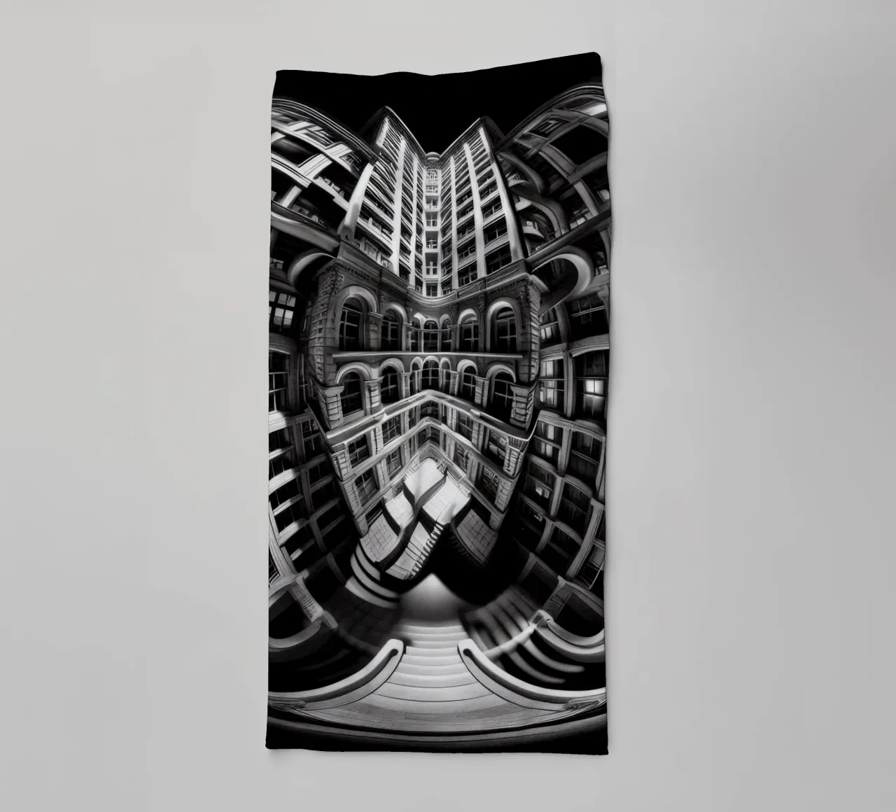 Sphere 029 - Abstract Architectural Symmetry towel by Spheres