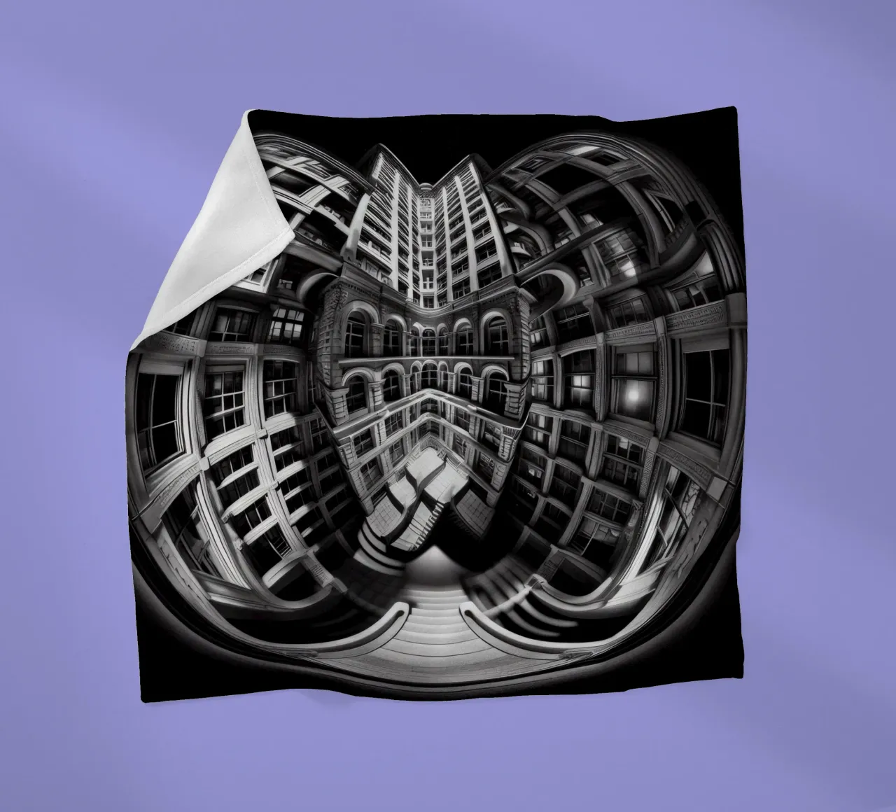 Sphere 029 - Abstract Architectural Symmetry coperta in pile da Spheres