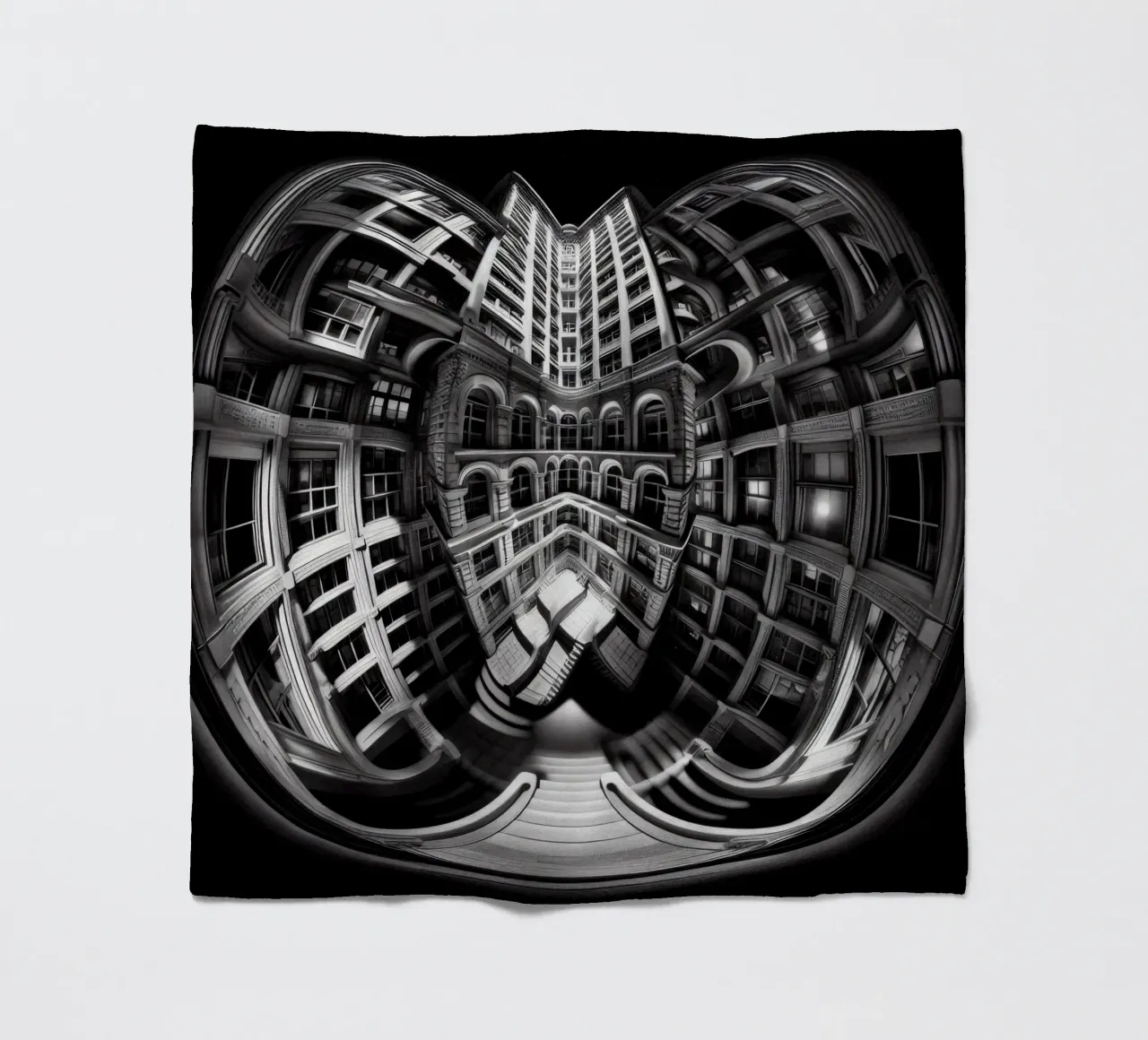 Sphere 029 - Abstract Architectural Symmetry coperta in pile da Spheres