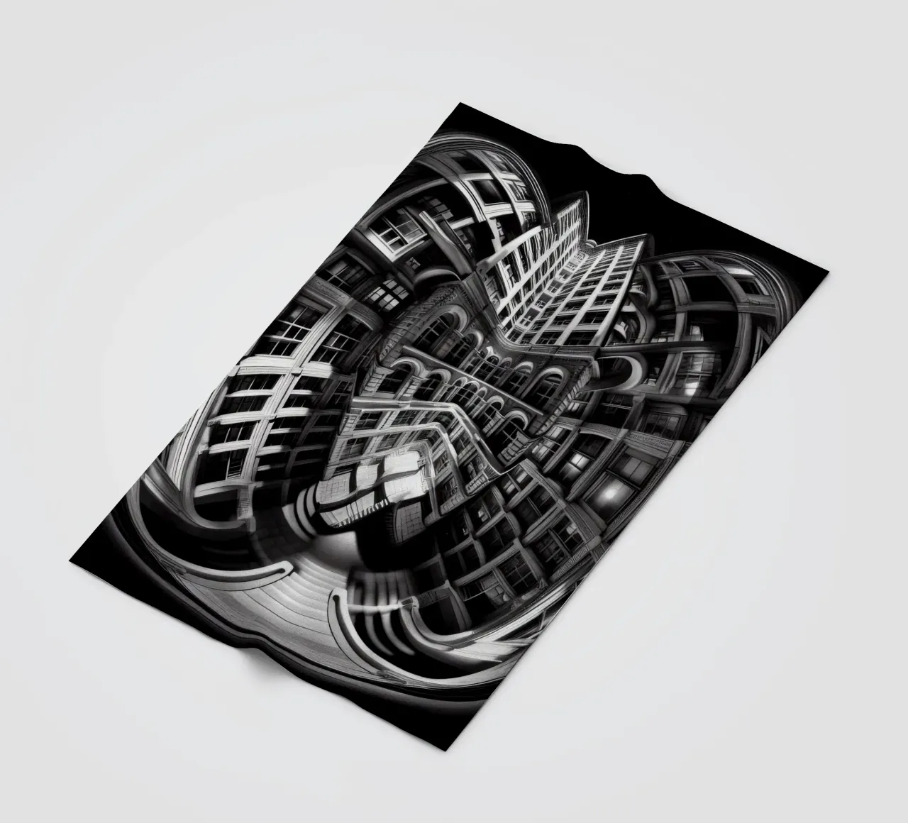 Sphere 029 - Abstract Architectural Symmetry coperta in pile da Spheres