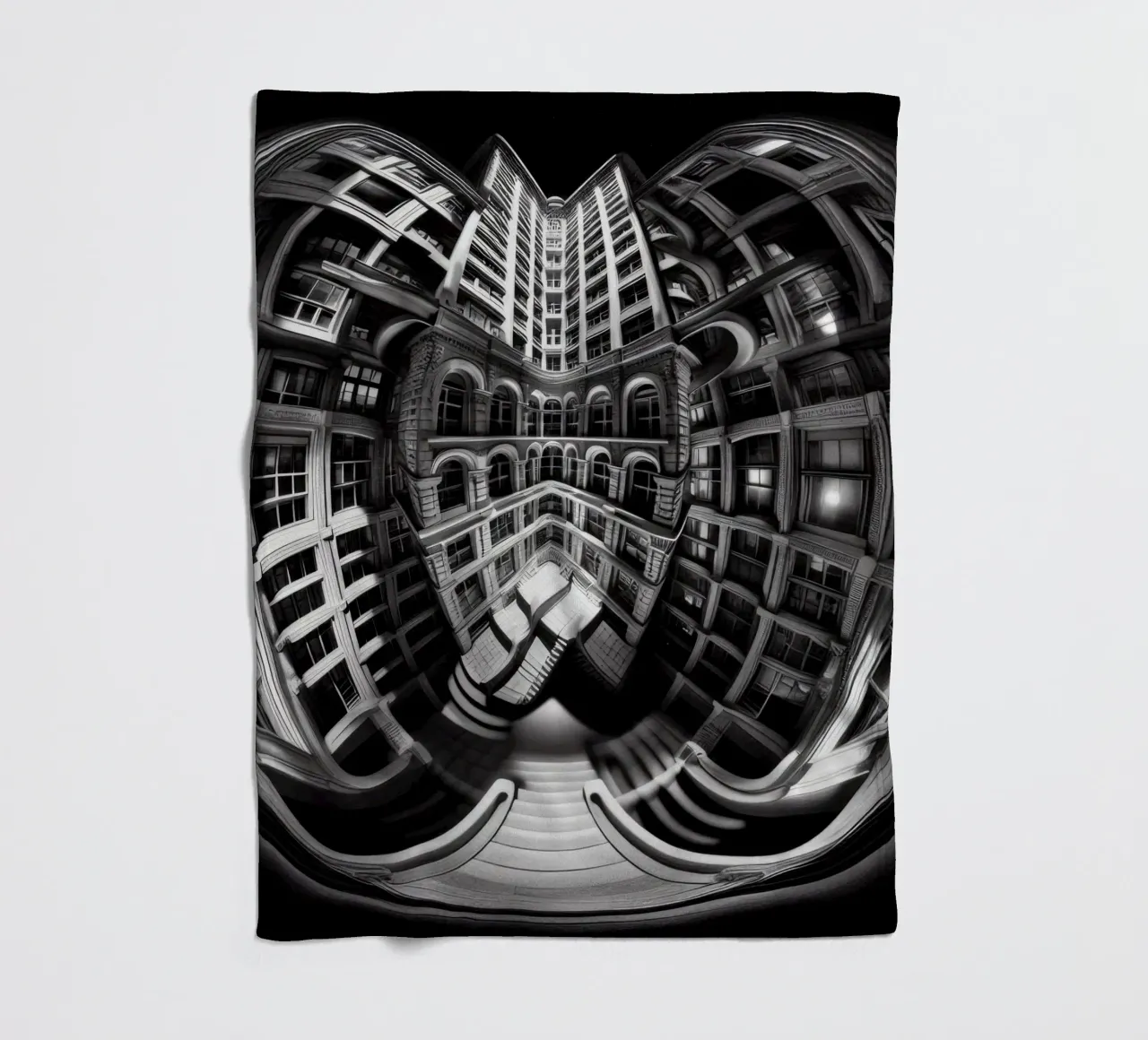 Sphere 029 - Abstract Architectural Symmetry coperta in pile da Spheres