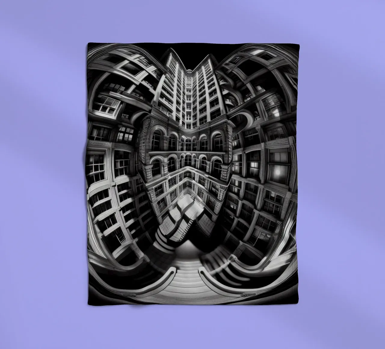 Sphere 029 - Abstract Architectural Symmetry coperta in pile da Spheres