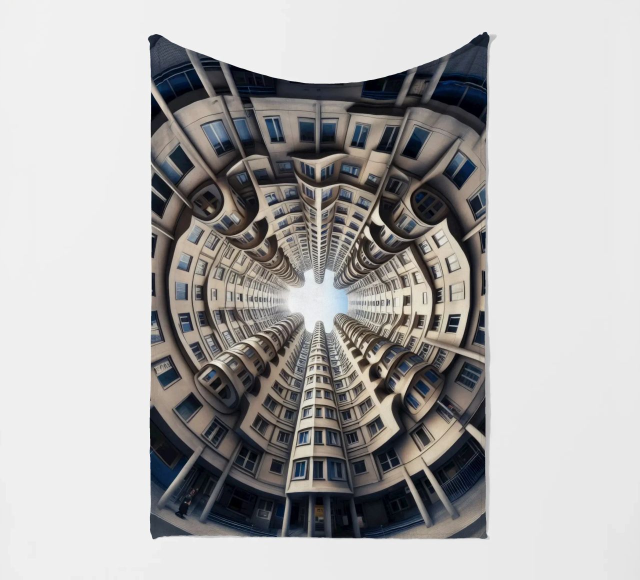 Sphere 034 - Symmetrical Cylindrical Building coperta in pile da Spheres