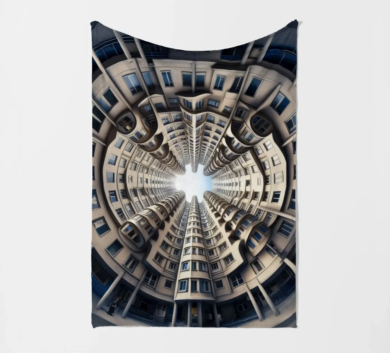 Sphere 034 - Symmetrical Cylindrical Building coperta in pile da Spheres