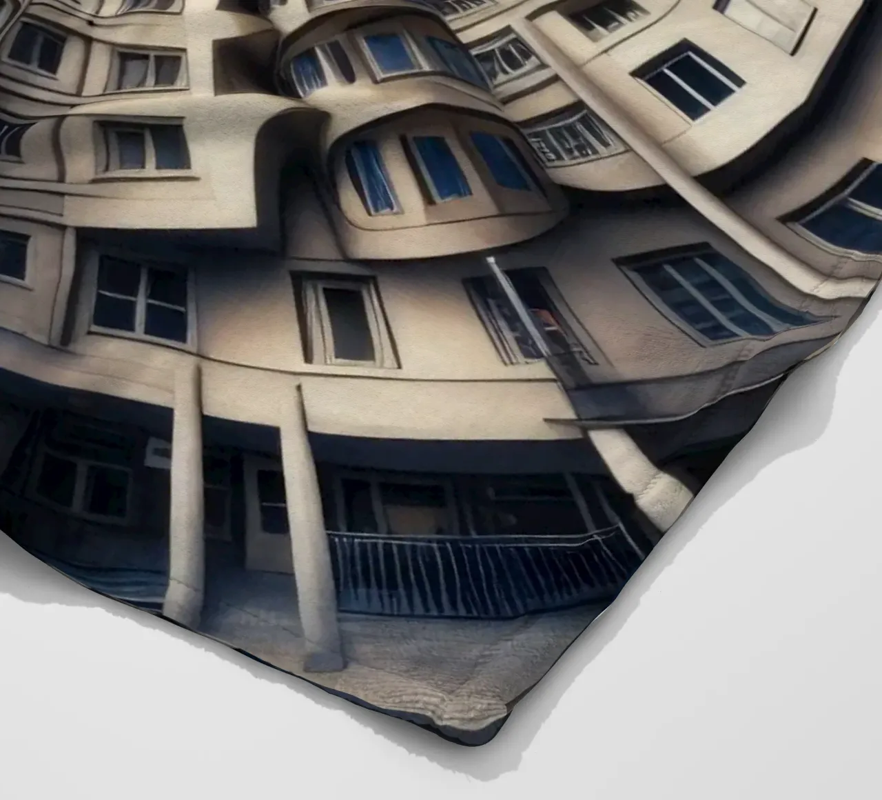 Sphere 034 - Symmetrical Cylindrical Building coperta in pile da Spheres