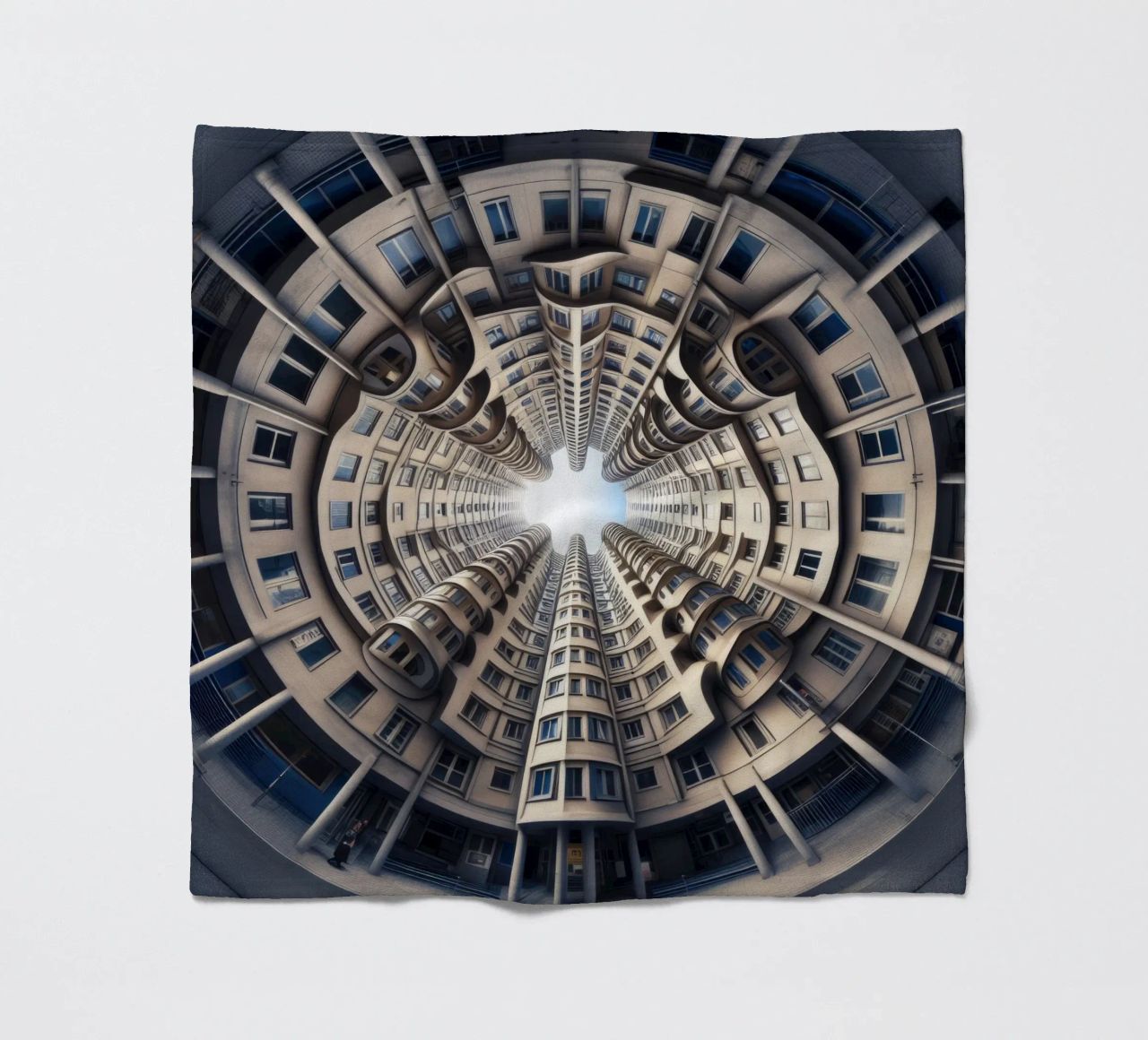 Sphere 034 - Symmetrical Cylindrical Building coperta in pile da Spheres