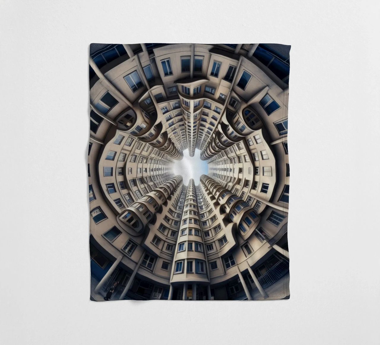 Sphere 034 - Symmetrical Cylindrical Building coperta in pile da Spheres