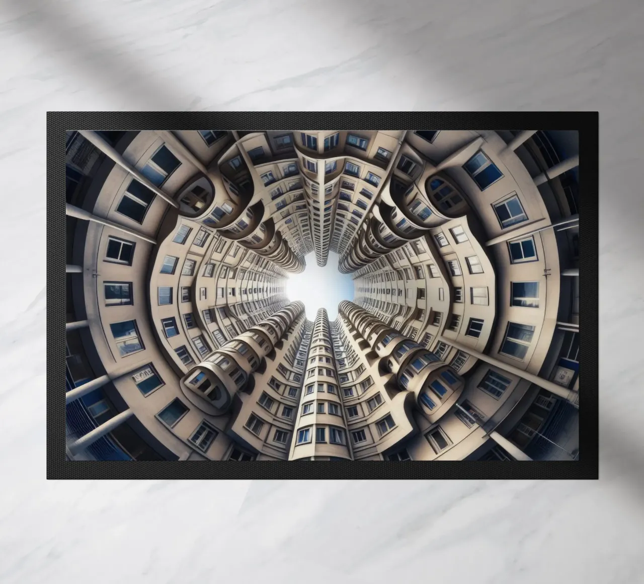 Sphere 034 - Symmetrical Cylindrical Building zerbino da Spheres