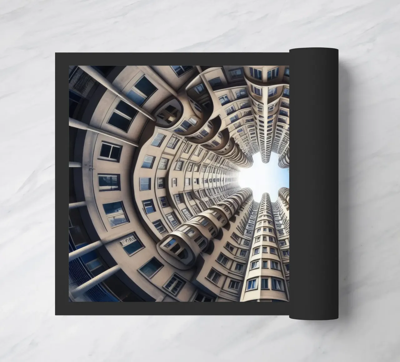 Sphere 034 - Symmetrical Cylindrical Building zerbino da Spheres